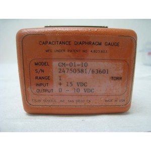 Medidor de Diafragma Capacitivo Tylan General CM-01-10 - Equipo y Piezas de Semiconductores de Confianza con Legado Global - Product Image 1