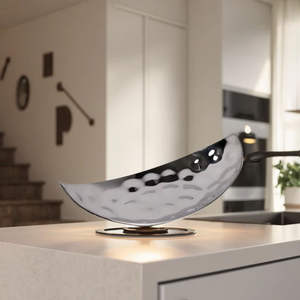 Bol à fruits en métal de qualité supérieure, qualité alimentaire, décoration de table, organisateur de cuisine moderne, réutilisable, finition polie, pour la maison et la salle à manger, VIP - Product Image 1