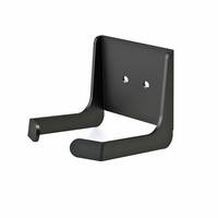 Support double moniteur pour point de vente avec gestion des câbles, prise de sortie, support de câbles traversants, fixation d'imprimante, capacité max. 10 kg par moniteur, VESA 75/100 mm