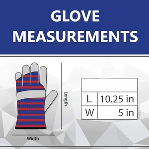 Guantes de Trabajo de Cuero Vacuno de Alto Rendimiento, Certificación CE, 11 oz, Puño de Seguridad, Resistentes a la Abrasión, Guantes de Trabajo Pesado - Product Image 2