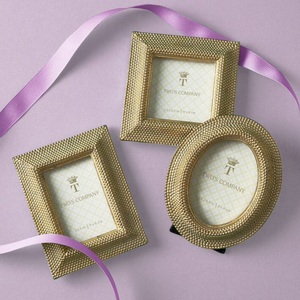 Classic Luxury Gold Beaded <b>Metal</b> <b>Photo</b> <b>Frame</b> Set Decorative Elegant Vintage Oval Square Rectangle Picture <b>Frames</b> for Home Decor - Product Image 3