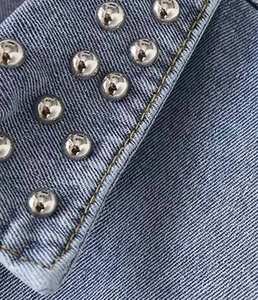 Nouvelle Veste en Jean Délavé pour Femme, Style Gothique Décontracté, avec Boutons, Manches Longues, Qualité Supérieure, Streetwear Hiver - Product Image 3