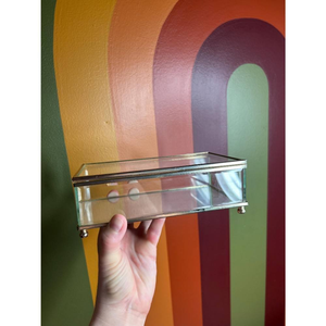 Glass <b>Mirrored</b> Jewellery <b>Box</b> Catch All Mini Organizer Display Storage Case Personalised Gifts For Girls - Product Image 3