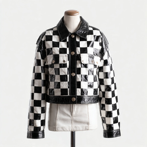 Veste en cuir de style Genz de haute qualité, très élégante et cool - Product Image 5