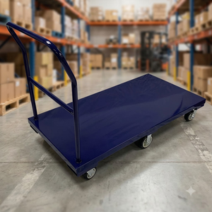 Chariot à plateforme robuste 1525x760mm, grande plateforme en acier, fabricant vietnamien, certifié ISO Sedex, haute qualité, vente OEM - Product Image 1