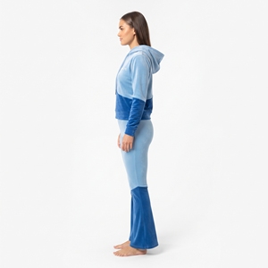 Trending 2026 <b>Women's</b> Winter <b>Velvet</b> <b>Tracksuit</b> Set Two Tone Long Sleeve Hoodie and Pants Soft Lightweight Breathable Activewear - Product Image 4