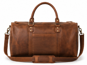 Vintage Leather Duffel Bag Luxury Travel Weekender Overnight Luggage <b>Handmade</b> Gym Bag High Quality Sport <b>Clothes</b> Wholesale - Product Image 1