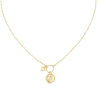 Collier minimaliste en argent 925 avec pendentif cœur en moissanite serti clos, chaîne à maillons, unisexe, pour tous les jours