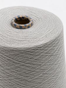 Gray CVC Blended <b>Yarn</b> Ring Spun <b>Yarn</b> High Tenacity Moisture-Absorbent NE 10s-40s 60% Cotton 40% <b>Polyester</b> Soft Eco-Friendly <b>Yarn</b> - Product Image 1