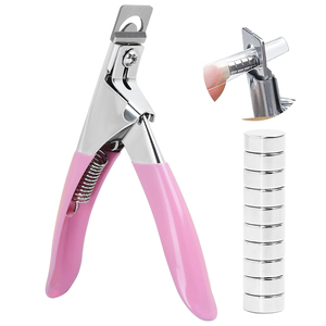 MARI INSTRUMENTS Nail Tip Cutters With 10* Small Magnets <b>Mirror</b> Polish Stainless Steel Washable <b>Acrylic</b> Nail Tip Cutters - Product Image 1