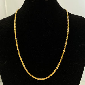 เครื่องประดับ Olivia Charm คุณภาพสูง เงินแท้ 925 ชุบทอง กันน้ำ สร้อยเชือก สำหรับสร้อยคอ ผู้ชาย ผู้หญิง - Product Image 4