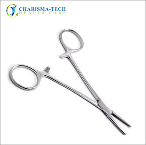 Pinza Arterial Kocher Premium de Acero Inoxidable, Pinza Hemostática Kocher con Dientes 1x2, Herramienta Quirúrgica de Bloqueo de Alta Resistencia - Product Image 1