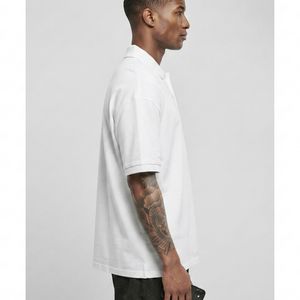 Camiseta de Golf Blanca de Secado Rápido para Hombre, al por Mayor, con Logotipo Personalizado, Bolsillo, Poliéster de Alta Calidad, Manga Corta, Estilo Business - Product Image 3