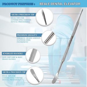 Espátula de cera dental ergonómica reutilizable de grado médico, de doble punta, instrumentos de escultura para laboratorio, certificados CE para uso dental - Product Image 2