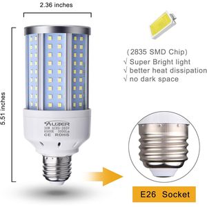 Confezione da 2 lampadine a LED da 30 W (equivalenti a 200 W) con base standard E26 - Product Image 4