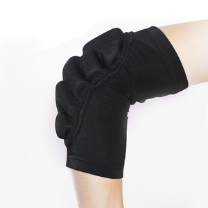 Genouillères personnalisées en EVA noir rembourrées pour la lutte, le volley-ball, le basketball, protection contre les chocs, genouillères élastiques - Product Image 4