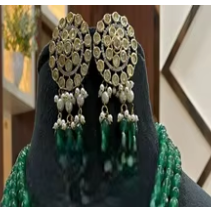 Conjunto de Collar y Aretes de Moissanita Chapados en Oro de Calidad Premium, Diseño Clásico, Regalo de Aniversario, Boda, para Fiestas - Product Image 2