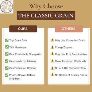 Chaqueta Bomber de Cuero Vacuno Personalizada, Hecha a Mano, Estilo Moto y Biker, con Logotipo Frontal, Forro de Piel, Servicio OEM - Product Image 5