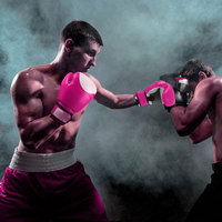 Guantes de Boxeo Profesionales OXVA Industries Cleto, de Cuero Genuino, para MMA, Muay Thai, Sparring, Kick Boxing y Entrenamiento de Artes Marciales