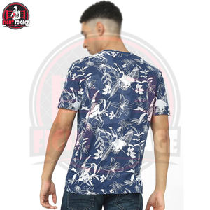 Camiseta de Hombre con Logotipo Personalizado al por Mayor, a la Moda, Tallas Grandes, Nueva Llegada, Informal, para Uso en Exteriores, con Estampado por Sublimación - Product Image 3