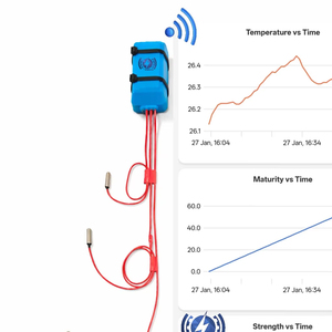 Advanced concrete maturity <b>sensor</b> with 4-depth points and ambient temp logging for reliable ASTM C1074 compliance - Product Image 1