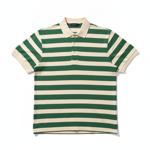 Chemises à manches courtes rayées personnalisées pour hommes, de haute qualité, en tissu tissé 100 % coton avec motif imprimé, vente en gros - Product Image 1