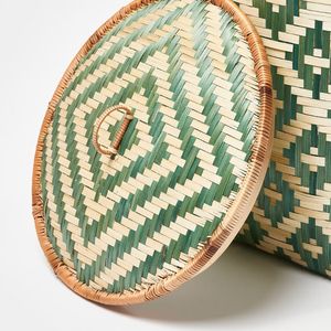 Cesto de Ropa de Bambú Tejido al por Mayor, Cesto de Ropa Natural Hecho a Mano para Hotel y Hogar - Product Image 3