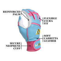 Servicio OEM ODM, MOQ Bajo, Diseño Premium, Guantes de Béisbol y Sóftbol para Adultos, Duraderos, de Cuero, Guantes de Bateo de Cuero Cabretta Premium
