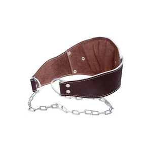 Custom Logo Leather Eco-Friendly Comfortable Weightlifting Pull-Up Dip <b>Belt</b> with <b>Back</b> <b>Support</b> Adjustable Powerlifting <b>Belt</b> - Product Image 6