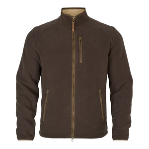 Chaqueta de invierno para hombre de forro polar sherpa premium con cremallera completa, para caza y actividades al aire libre, con tirador de cremallera de cuero, venta al por mayor OEM - Product Image 3