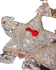 ปรับแต่ง OTF น้ําแข็งออกจริง Moissanite ผู้ชายจี้ฮิปฮอปอัญมณีเปิดออกจริง Moissanite ผู้ชายจี้ฮิปฮอป - Product Image 1