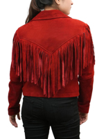 Service OEM Personnalisé – Nouvelle Veste Courte en Cuir à Franges pour Femme, Style Western, Respirante, Matelassée en Viscose, Design Tendance en Daim – Vente en Gros