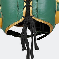 Casque de boxe personnalisé en cuir PU, protection de la tête, casque de sparring, protection du visage, équipement d'entraînement, réglable, OEM, portable