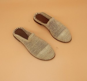 SN HANDICRAFTS Natural Raffia Women's Flat Outdoor for Handmade Lightweight Breathable & Anti-Slip - Product Image 1