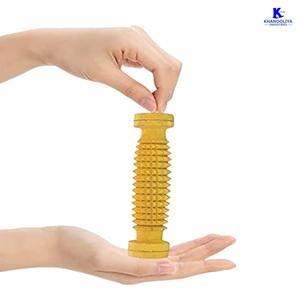 Rodillo de acupresión K-Star K232 de madera para masaje de tejido profundo, herramienta de reflexología y terapia corporal. - Product Image 3