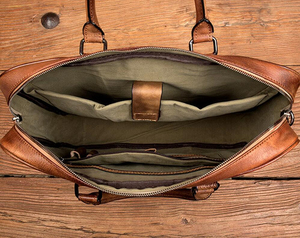 Durable Genuine Leather Casual Men's <b>Laptop</b> <b>Bag</b> Executive Design Custom Logo Waterproof Large Capacity Travel Backpack Office - Product Image 6