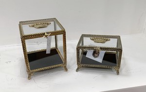 Brass & Glass box with customized finish and design for kitchenware - Product Image 3