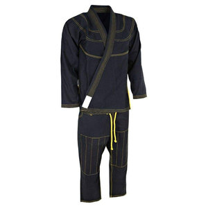 Uniformes de BJJ personnalisés les plus vendus, conçus avec des coutures durables, en tissu de coton léger, confort et flexibilité, Kimono de Jiu Jitsu. - Product Image 6