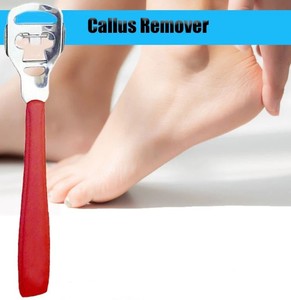Râpe à pieds double face pour éliminer les callosités et les peaux mortes, avec manche de pédicure, lime à pieds multicolore - Product Image 4
