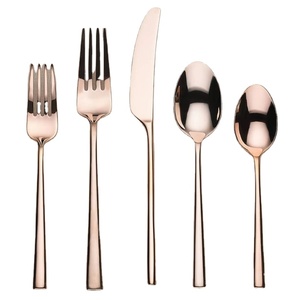 Ensemble de couverts en acier inoxydable en vrac, fourchette cuillère couteau de cuisine, couverts de luxe en argent, ensemble de couverts design en acier inoxydable - Product Image 2