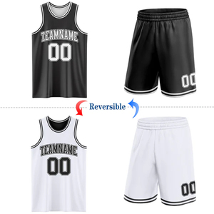 Uniforme de Baloncesto Reversible de Moda en EE. UU., Jersey Personalizado con Nombre y Número, Ropa de Equipo 100% Poliéster, Sin Mangas, Unisex - Product Image 2