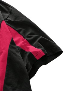 เสื้อเจอร์ซีย์อเมริกันฟุตบอลสีดำชมพูสุดฮิตสำหรับผู้หญิง ลายทางด้านข้าง คอกลม ทรงโอเวอร์ไซส์ สไตล์วินเทจเรโทร ทีมสตรีทแวร์ เสื้อสำหรับออกกำลังกาย - Product Image 5