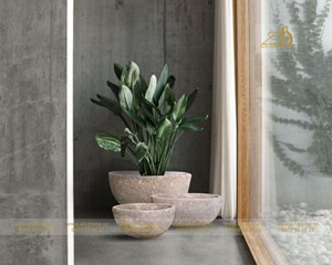Modern Galvanized Ceramic Mini Landscape Creations Pot for Home <b>Garden</b> Decoration Flower Pots & Planters AN838H18 - Product Image 4