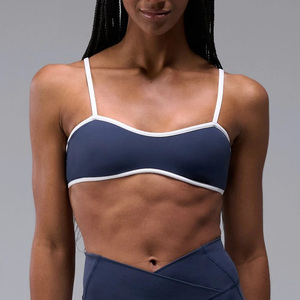 Soutien-gorge de sport respirant et léger sans coutures pour femme, grande taille, maintien élevé, avec logo personnalisé, design délavé à l'avant, antibactérien - Product Image 5