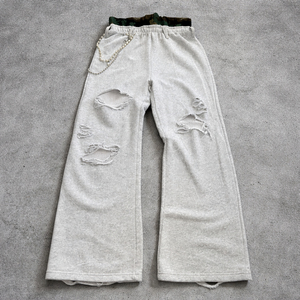 Pantalon large pour femme Glory Custom Distressed, qualité supérieure, 100% coton molletonné, grammage lourd, vente en gros OEM - Product Image 3