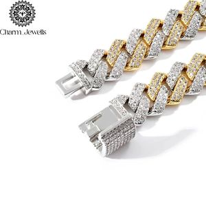 สร้อยคอ Charm_Jewells สำหรับผู้ชาย ประดับมุกน้ำจืดทรงกลมเจียระไนแบบ Brilliant Cut ได้รับการรับรองจาก IGI เงินแท้ 925 ชุบทอง 14K - Product Image 3