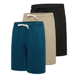 Shorts en mélange de coton et polaire pour hommes, pour la performance athlétique, confortables et décontractés, pour un style de vie actif, en vente - Product Image 2