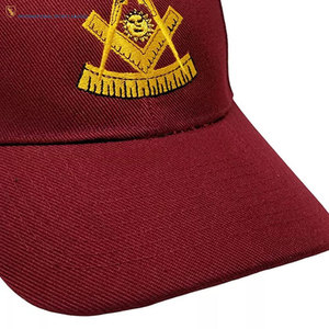 Service OEM, vente en gros de casquettes de baseball maçonniques, 100% coton, unisexe, réglables, design classique, confortables à porter - Product Image 6