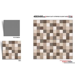 กระเบื้องปูพื้นกลางแจ้งลายดิจิตอลพอร์ซเลน ขนาด 40x40 ซม. คุณภาพเกรด A ราคาดีที่สุด ดีไซน์ใหม่ล่าสุด ขนาด 400x400 มม. ขายส่ง มีสินค้าในสต็อก - Product Image 4