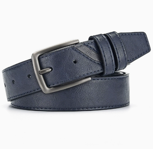 Ceinture décontractée en cuir véritable avec boucle ardillon en alliage pour hommes – Vente en gros - Product Image 6